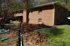 Drain pipe installation