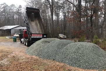 Gravel delivery