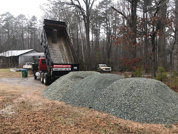 Gravel delivery